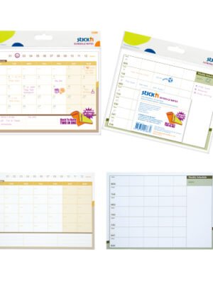 HOPAX 21367 STICK'N SCHEDULE NOTES 2DESIGNS IN 1PAD