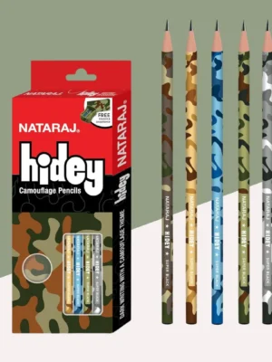 NATRAJ HIDEY CAMOUFLAGE PENCILS PACK OF 10PCS