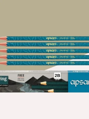 APSARA DRAWING PENCIL 2B PACK OF 10PCS