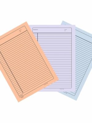 NEELGAGAN A4 BOTH SIDE RULE COLOURED PAPER SHEETS 20SHEET