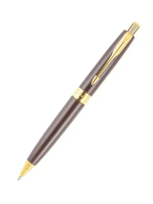 PARKER ASTER MATTE BROWN GOLD TRIM ROLLER BALL PEN