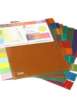 SOLO SP 105 A4 SEPARATOR DIVIDER SET OF 5PCS