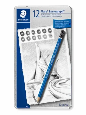 STAEDTLER 100 G12 MARS LUMOGRAPH PENCILS PACK OF 12PCS