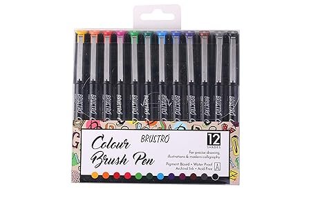 BRUSTRO COLOR BRUSH PEN 12N