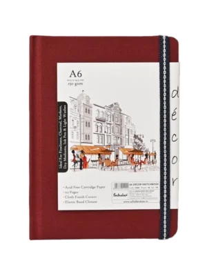 SCHOLAR DSB1 A6 DECOR SKETCH BOOK 150GSM 56SHEET