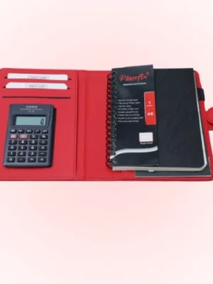 PLANFIX 9717 A6 FOLDER SPIRAL PAD WITH CALCULATOR