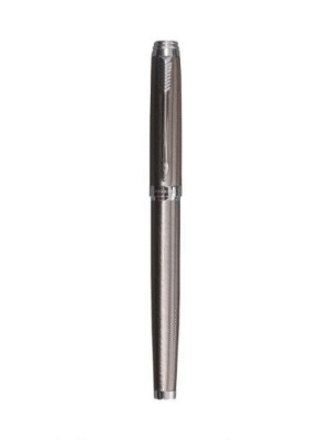 PARKER AMBIENT GUNMETAL CHROME TRIM ROLLER BALL PEN