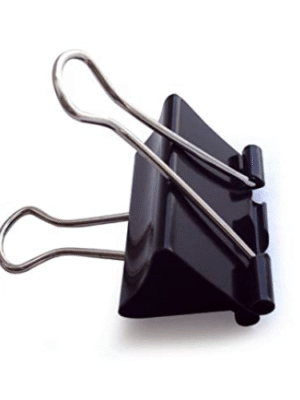 JB9 BINDER CLIPS 25MM PACK OF 12PCS