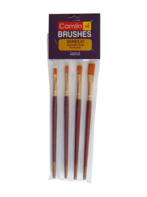 CML BRUSH SET FLAT 4PCS (SR 65)