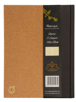 NIGHTINGALE A5 PREMIUM RUSTIC 5SUBJECT NOTEBOOK RULED