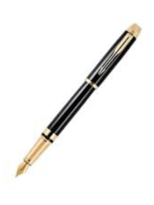 PARKER ODYSSEY LAQUE BLACK GOLD TRIM FOUNTAIN PEN
