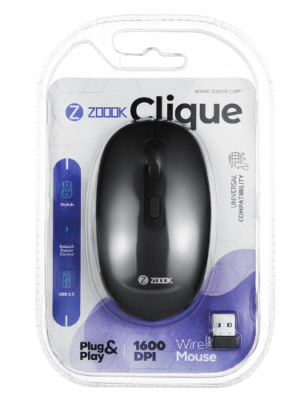 ZOOOK WIRELESS MOUSE CLIQUE 999