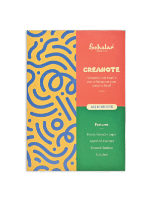 SCHOLAR CWP2 A5 CREANOTE NOTEPAD 80SHEET