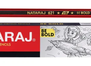 NATRAJ 621 BE BOLD HB PENCILS PACK OF 10PCS