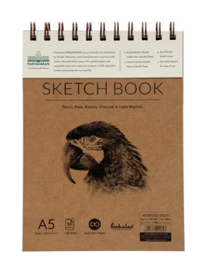 SCHOLAR PSB2 A5 PARYAVRAN SKETCH DRAWING BOOK 50SHEET 150GSM