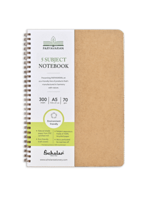 SCHOLAR PSN6 A5 5SUBJECT PARYAVARAN NOTEBOOK