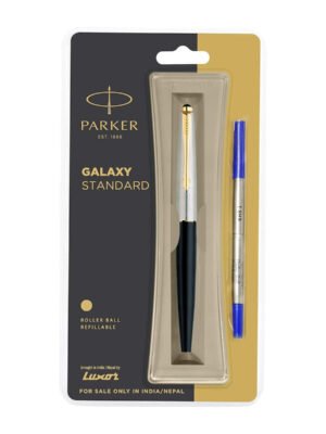 PARKER GALAXY STANDARD GOLD TRIM ROLLER BALL PEN