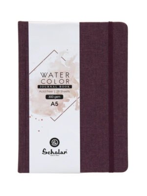 SCHOLAR WJ2 A5 WATER COLOR JOURNAL BOOK 300GSM 28SHEET