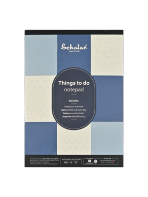 SCHOLAR TTDP A6 THINGS TO DO PAD PURPLE 50SHEET