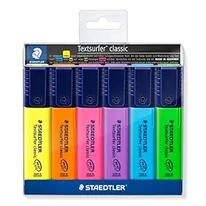 STAEDTLER 364 WP6 CLASSIC HIGHLIGHTER PACK OF 6PCS