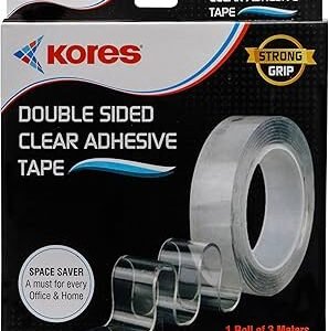 KORES DOUBLE SIDED CLEAR TAPE 200