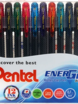 PENTEL ENERGEL MULTI COLOR PEN 12N