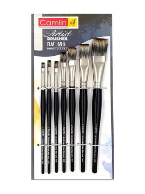 CAMEL BRUSH FLAT (SR 69) SET 7PCS 600