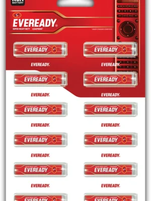 EVEREADY AAA 1012 R03 BATTERY CARD OF 12PCS 216
