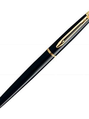 WATERMAN HEMISPHERE MATTE BLACK GOLD TRIM FOUNTAIN PEN