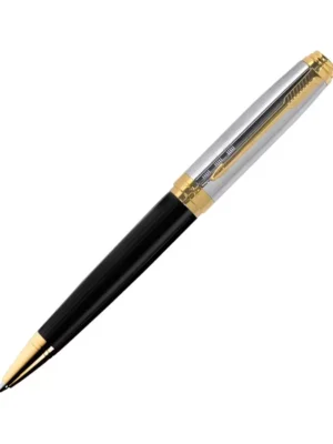 PARKER AMBIENT DELUX BLACK GOLD TRIM BALL PEN