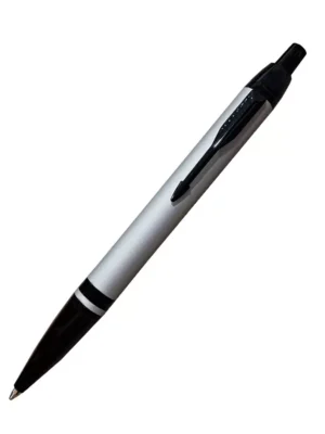 PARKER ODYSSEY DARK GREY BLACK METAL TRIM BALL PEN