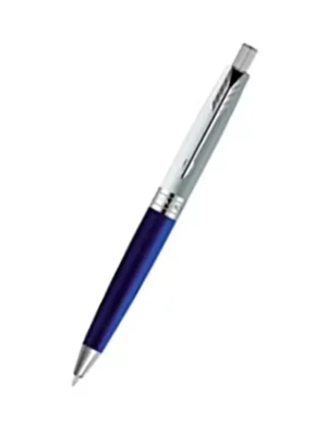 PARKER ASTER SILVER BLUE CHROME TRIM BALL PEN