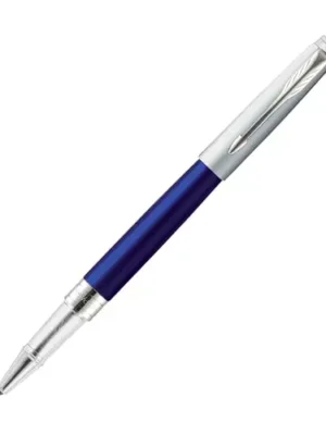 PARKER ASTER SILVER BLUE CHROME TIME ROLLER BALL PEN