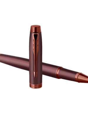 PARKER IM MONOCHROME BURGUNDY ROLLER BALL