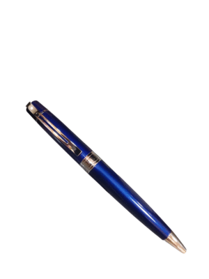 SHEAFFER 9341 GLOSSY BLUE CHROME TRIM BALL PEN