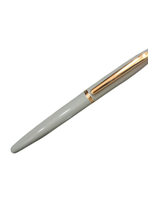 SHEAFFER 9427 LIGHT GREY WITH GOLD TRIM FOUNTAIN PEN