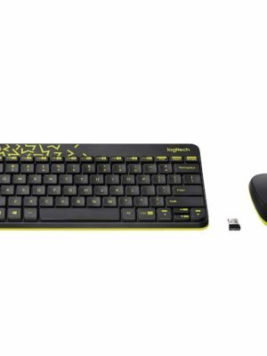 LOGITECH MK240 MOUSE & KEYBOARD NANO BLACK COMBO 2095