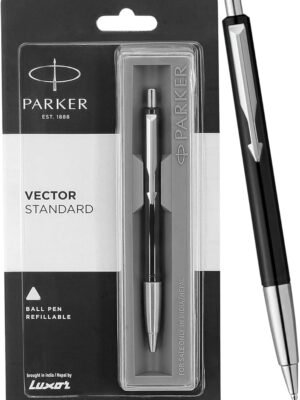 PARKER VECTOR STANDARD CHROME TRIM BALL PEN