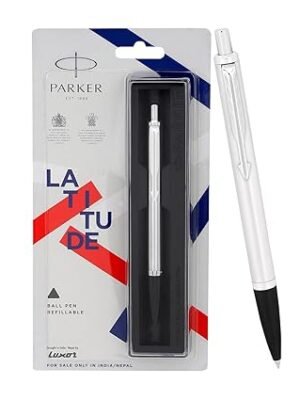 PARKER LATITUDE SHINY CHROME CHROME TRIM BALL PEN