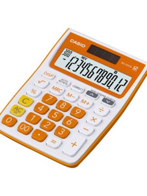 CASIO MJ-12VCB ORANGE CALCULATOR 535