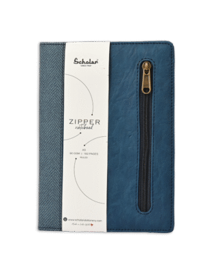 SCHOLAR ZPR2 A5 ZIPPER NOTEBOOK