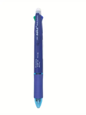 BAOKE 185E 5IN1 ERASABLE CLIP-IN BALL PEN 07.MM+PENCIL 0.5MM(BLUE,BLACK,RED,)