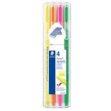 STAEDTLER 362 SB4 TRIPLUS HIGHLIGHTER PACK OF 4PCS