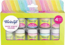 FEVICRYL ACRYLIC PASTEL KIT 150ML(10N*15ML)