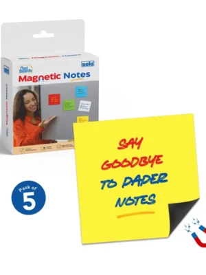 SOLO MSN05 MAGNETIC NOTES PACK OF 5PCS