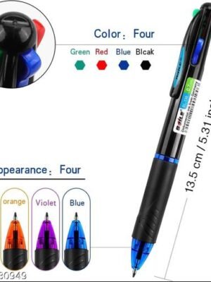BAOKE BL-164B 4IN1 BALL POINT PEN 0.7MM (RED,BLUE,BLACK,GREEN)