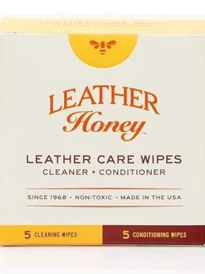 LEATHER HONEY LEATHER CARE WIPES CLEANER+CONDITIONER