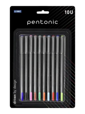 PENTONIC ASSORTED COLOR GEL PEN PACK OF 12PCS