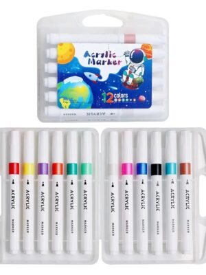ACRYLIC 2404 ACRYLIC PAINT MARKER PACK OF 12 SHADES