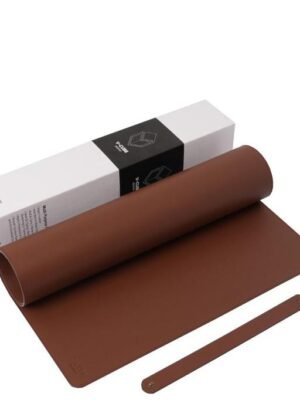 V-CUBE DESIGNS VEGAN LEATHER DESKMAT TAN (90X45X0.24CM)